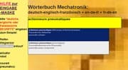 Tapa de Uebersetzungen in deutsch-englisch-franzoesisch + fr-de-en + en-de-fr