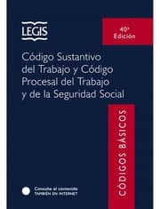 Tapa de Código sustantivo del trabajo y código procesal del trabajo y de la seguridad social - 33. ed.