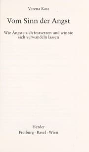 Tapa de Vom Sinn der Angst