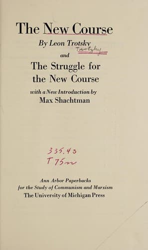 Tapa de The new course