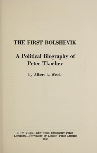 Tapa de The first Bolshevik