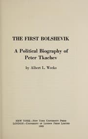 Tapa de The first Bolshevik