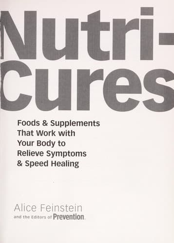Tapa de Nutricures