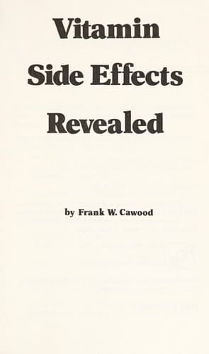 Tapa de Vitamin side effects revealed