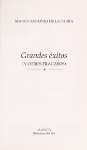 Tapa de Grandes éxitos