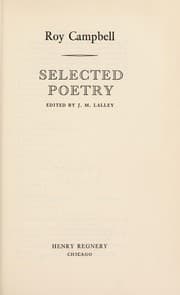 Tapa de Selected poetry