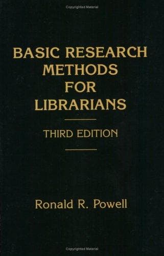 Tapa de Basic research methods for librarians