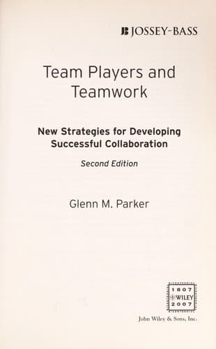 Tapa de Team players and team work
