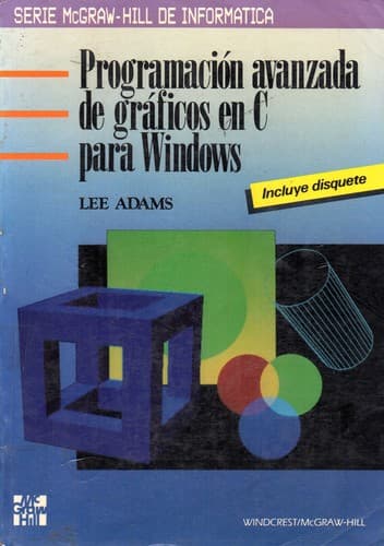 Tapa de Programación avanzada de gráficos en C para Windows