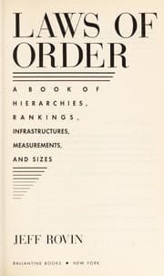 Tapa de Laws of order