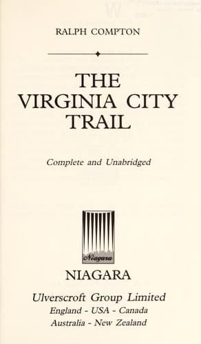 Tapa de Virginia City Trail