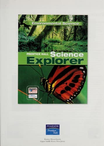 Tapa de Prentice Hall science explorer