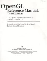 Tapa de OpenGL reference manual