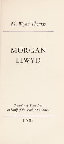 Tapa de Morgan Llwyd