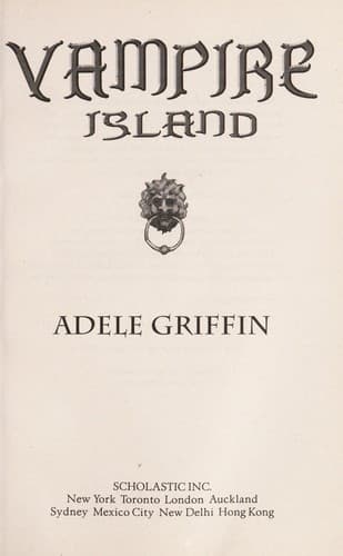 Tapa de Vampire Island
