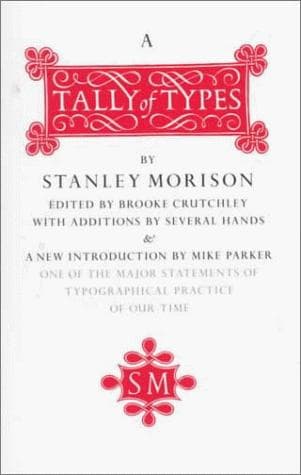 Tapa de A tally of types