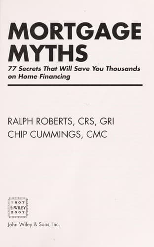 Tapa de The mortgage myths