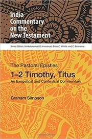 Tapa de The Pastoral Epistles, 1-2 Timothy, Titus