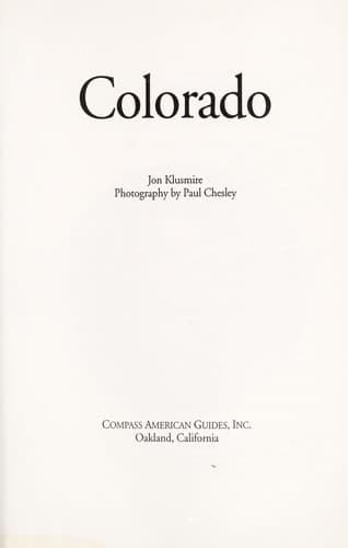 Tapa de Compass American Guides