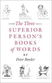 Tapa de The Superior Person's Books of Words