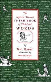 Tapa de The Superior Person's Third Book of Well-Bred Words