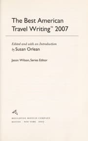 Tapa de The best American travel writing 2007