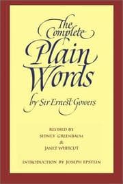 Tapa de The complete plain words