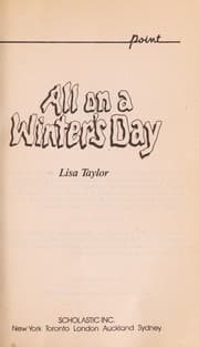 Tapa de All On A Winter's Day