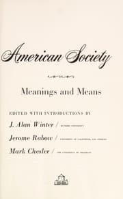 Tapa de Vital problems for American society