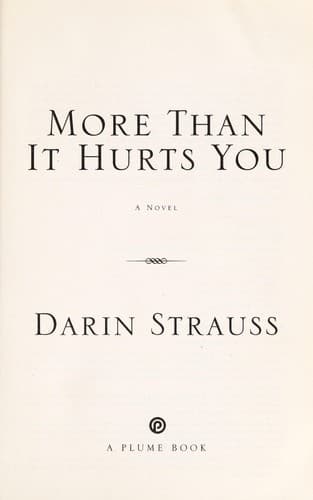 Tapa de More than it hurts you