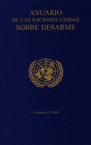 Tapa de Anuario de las Naciones Unidas sobre desarme