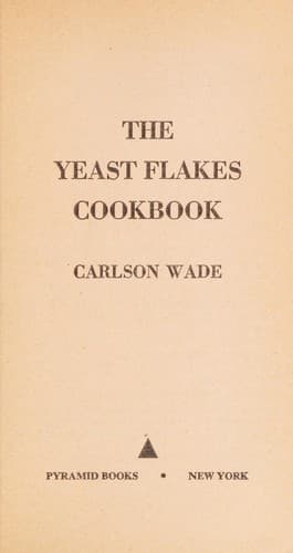 Tapa de Yeast Flakes Cookbook