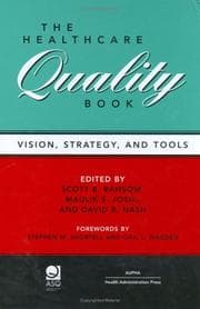 Tapa de The healthcare quality book