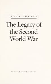 Tapa de The Legacy of the Second World War