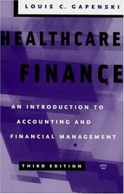 Tapa de Healthcare Finance