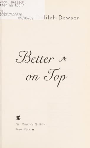 Tapa de Better on top