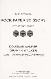 Tapa de The official rock paper scissors strategy guide