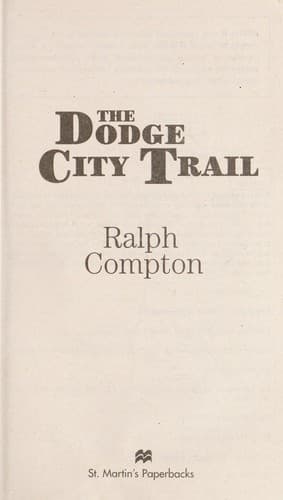 Tapa de The Dodge City trail