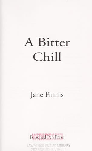 Tapa de A bitter chill