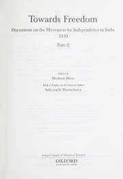 Tapa de Towards freedom