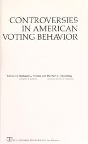 Tapa de Controversies in American voting behavior