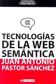 Tapa de Tecnologías de la web semántica - 1. edición.