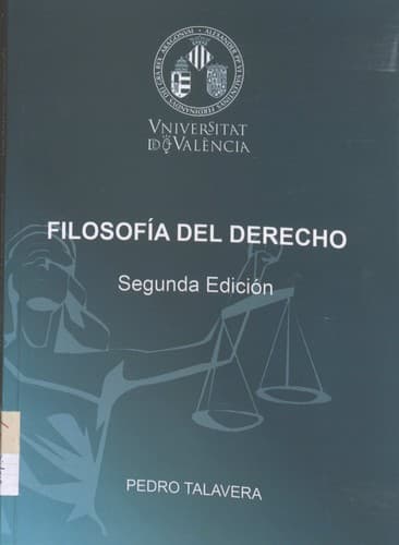 Tapa de Filosofía del derecho