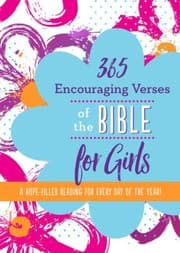 Tapa de 365 Encouraging Verses of the Bible for Girls