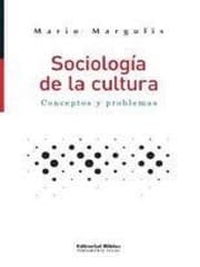Tapa de Sociología de la cultura
