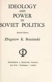Tapa de Ideology and power in Soviet politics