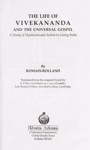 Tapa de The life of Vivekananda and the universal gospel
