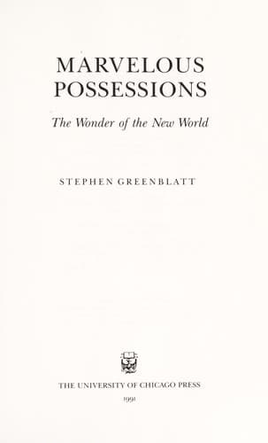 Tapa de Marvelous possessions