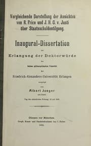 Tapa de Vergleichende Darstellung der Ansichten