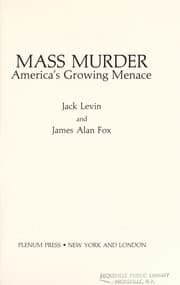 Tapa de Mass murder